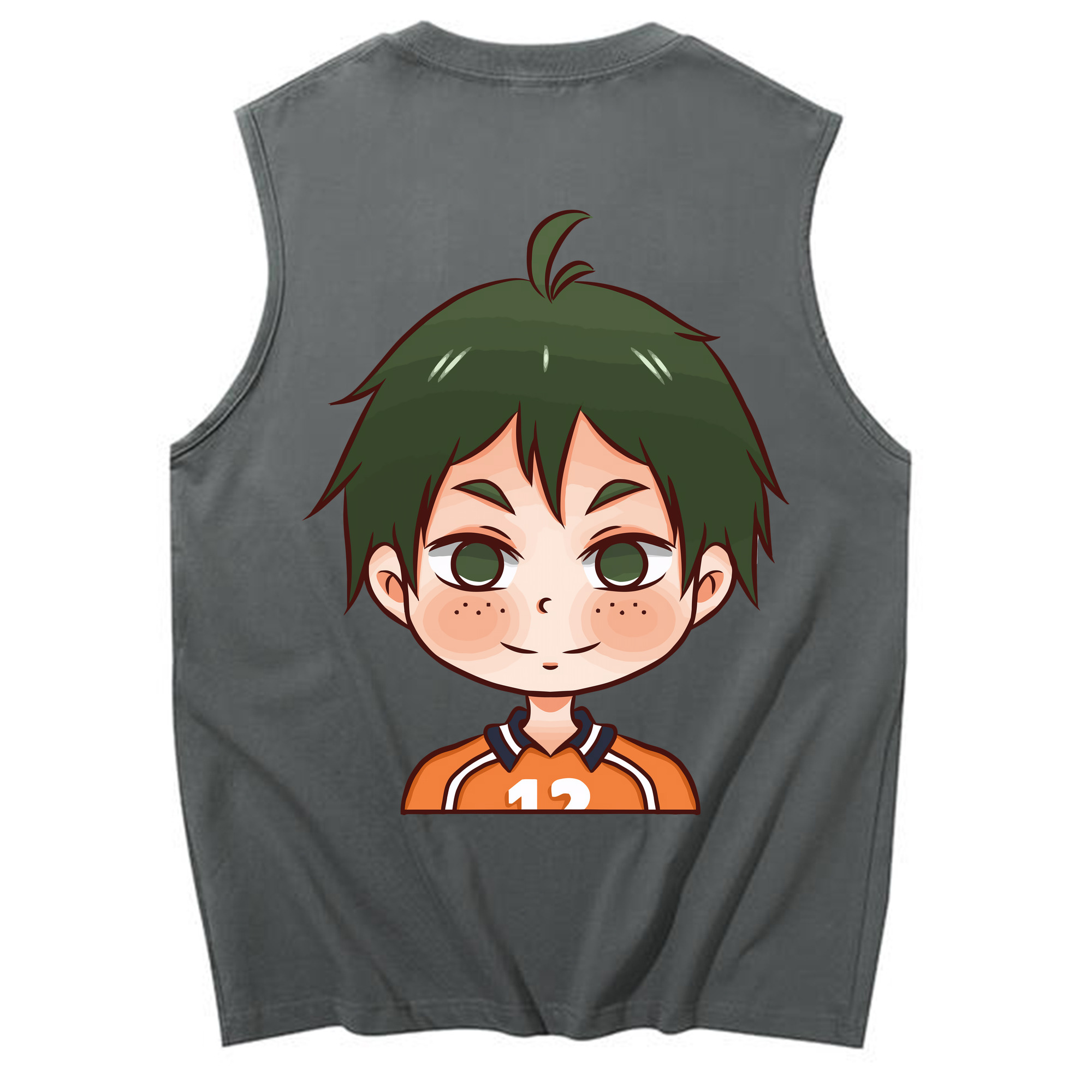 （画像用） ハイキュー!! Haikyu!! コットン100％タンクトップ（背面プリント）